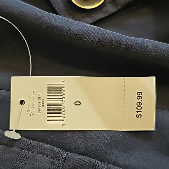 NWT Banana Republic sz 0 navy jacket - Picture 5 of 14